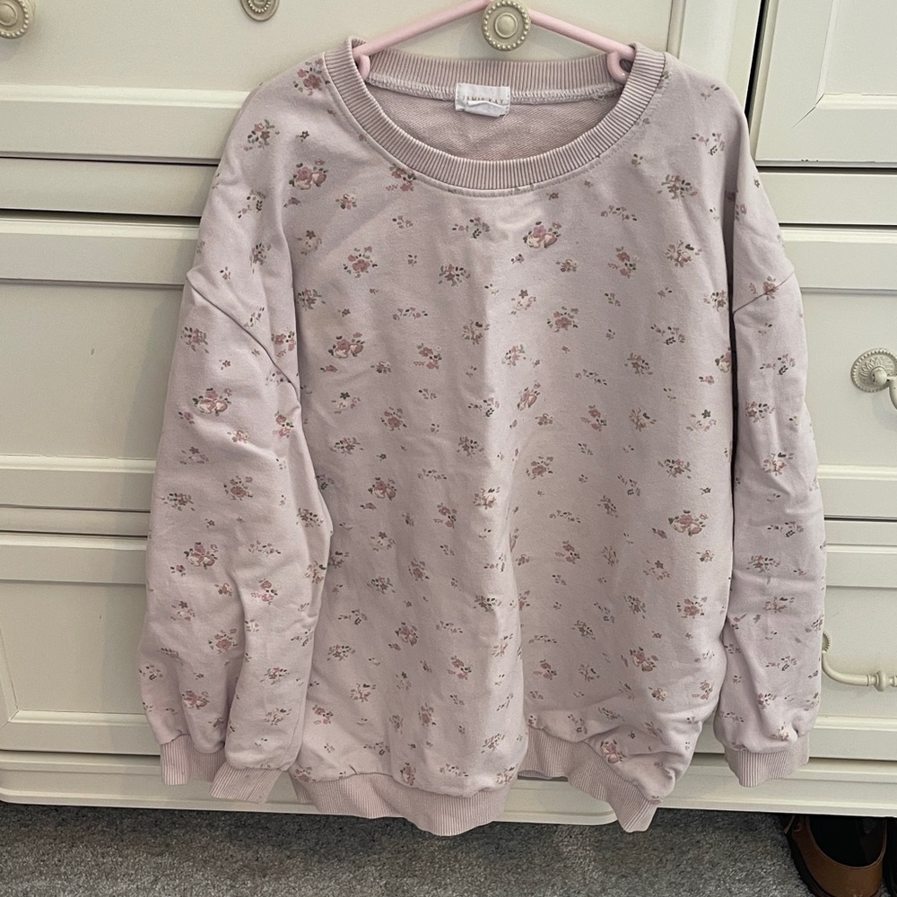 Jamie Kay Girls Floral Purple/Lavender Sweatshirt
